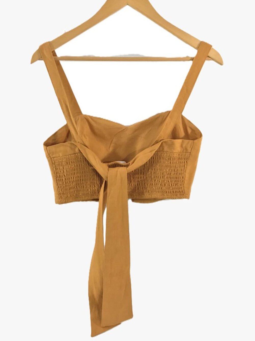 Band of the Free Caramel Linen Crop Top • Chic Night Out • NWT Small - Picture 11 of 11